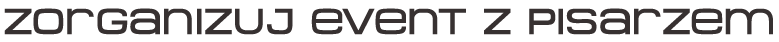 zorganizuj event z pisarzem